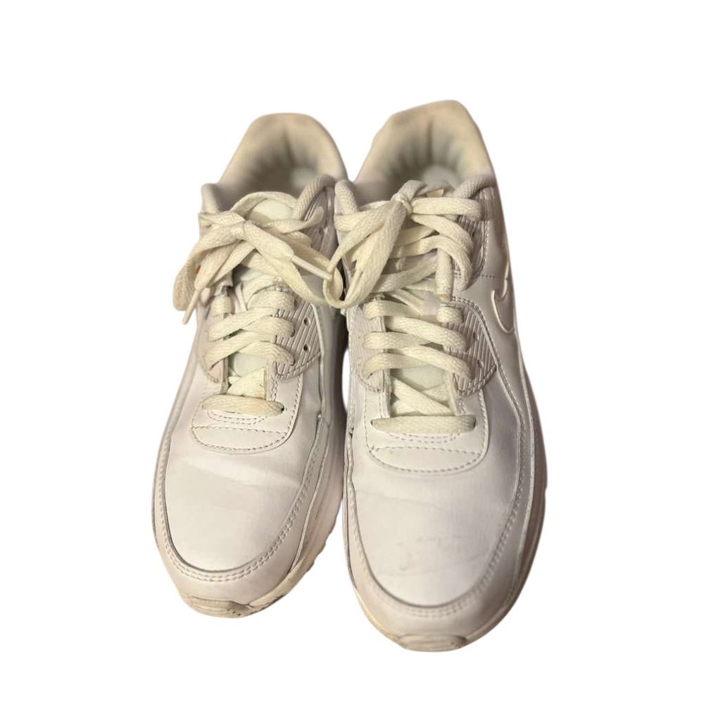 Nike Air Max 90 White Leather Women's Casual Lifestyle Sneakers Shoes